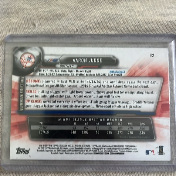 Aaron Judge Rookie - Picture 2 of 2
